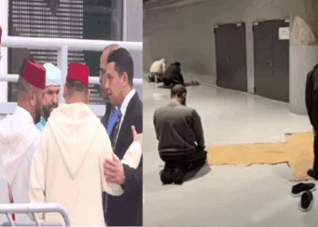 مفارقة الصلاة في الملاعب المغربية.. إمام لبعثة “المنتخب الجزائر ” و”كرتون” للجماهير