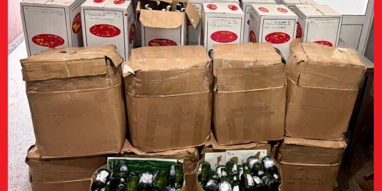 توقيف ثلاثيني بأكادير متلبسًا بترويج الخمور وحجز 1190 قنينة