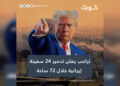 ترامب يعلن تدمير 24 سفينة إيرانية خلال 72 ساعة