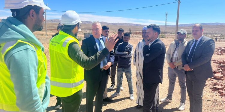 عامل اقليم فجيج يتفقد تقدم الأشغال بسد “خنك كرو” وتجزئة “موكر”