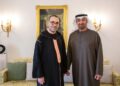 الشيخ محمد بن زايد يستقبل جلالة الملك محمد السادس بالرباط
