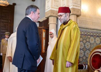 جلالة الملك يستقبل بالقصر الملكي بالرباط سفراء جدد معتمدين لدى المملكة المغربية