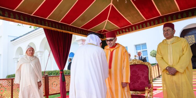 جلالة الملك يترأس بالمضيق حفل استقبال بمناسبة عيد العرش المجيد