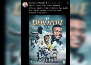 ماكرون يشيد بـ”أسود الأطلس” بعد تأهل فرنسا: المغرب خصم كبير كما كان قبل أربع سنوات